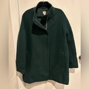 J Crew New City Coat | Size 16 | Hunter Green